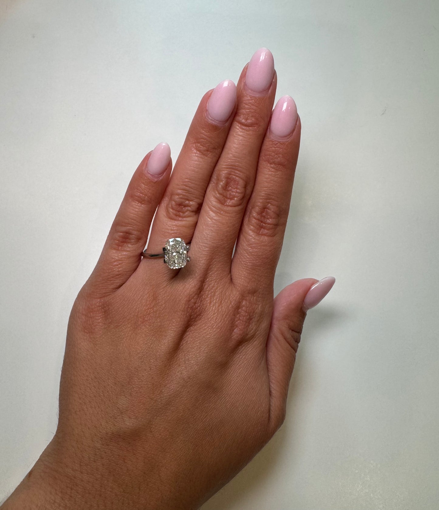 3 CT F VVS2 Elongated Cushion Cut Lab Grown Diamond