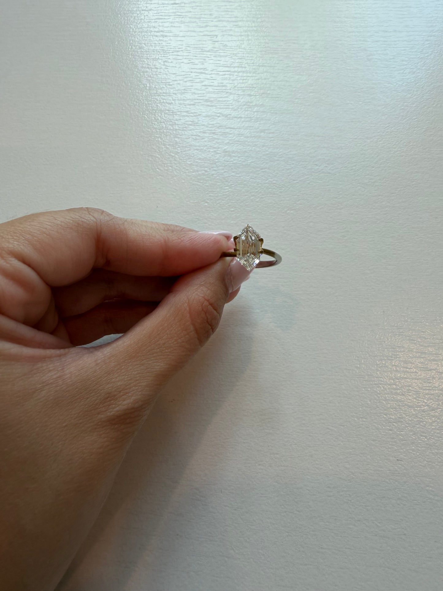3.05 CT E VVS2 Elongated Hexagon Lab Grown Diamond