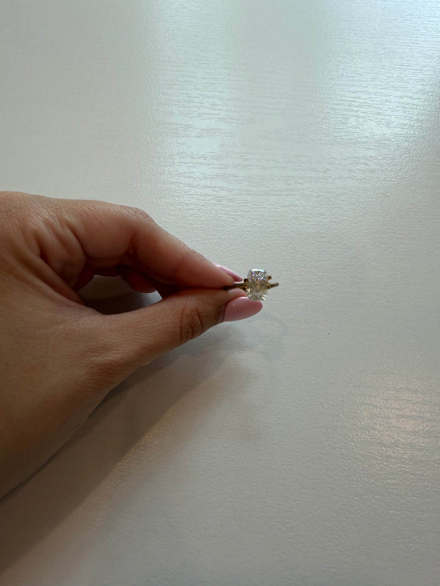3.02 CT D VVS2 Old Mine Cushion Lab Grown Diamond