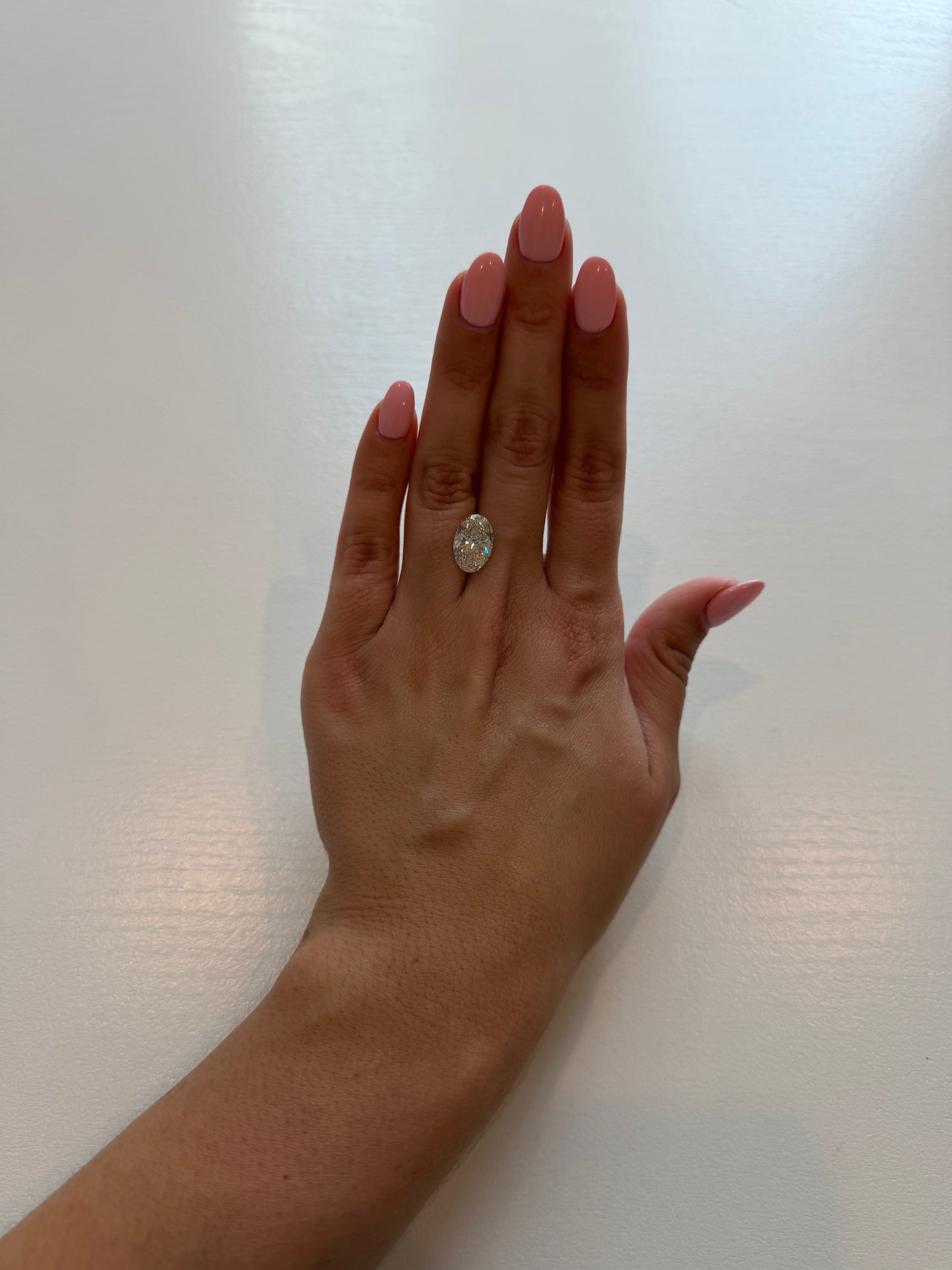 4.04 CT E VVS2 Oval Lab Grown Diamond
