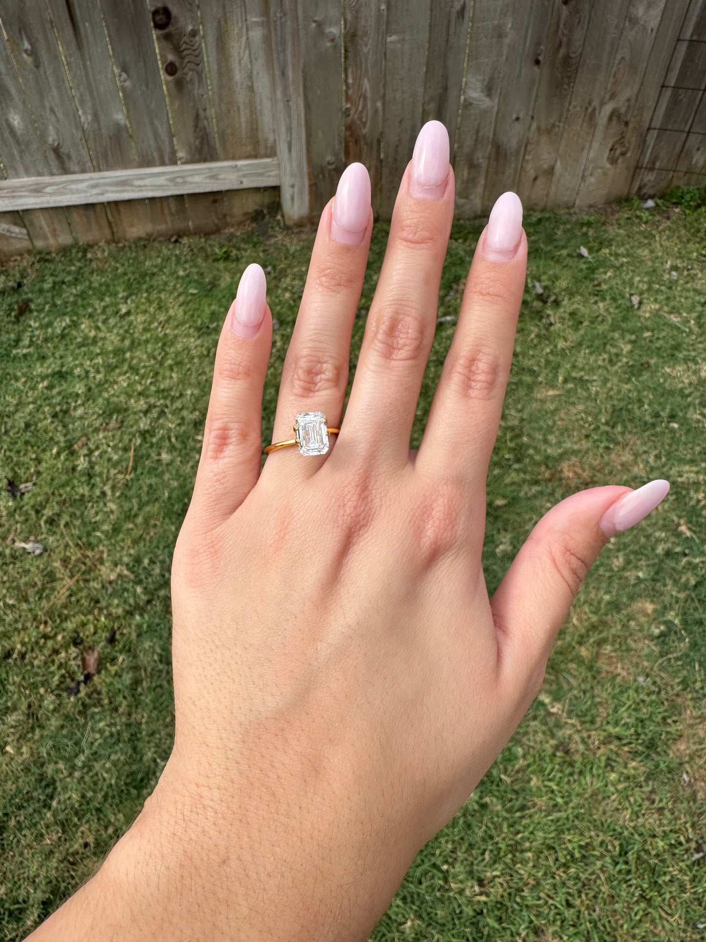 3.00 CT E VVS2 Emerald Lab Grown Diamond