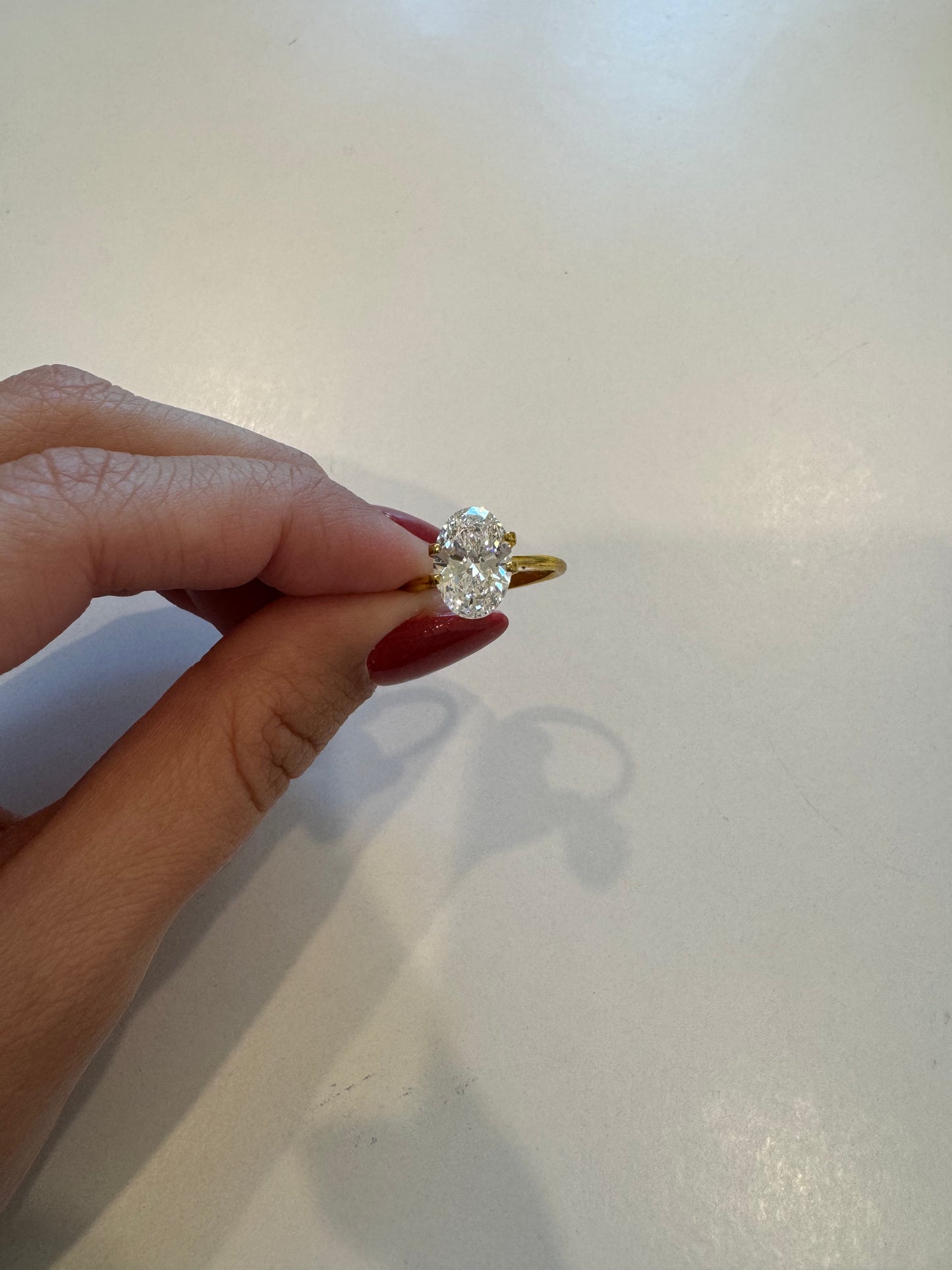 2.50 CT D VS1 Oval Lab Grown Diamond