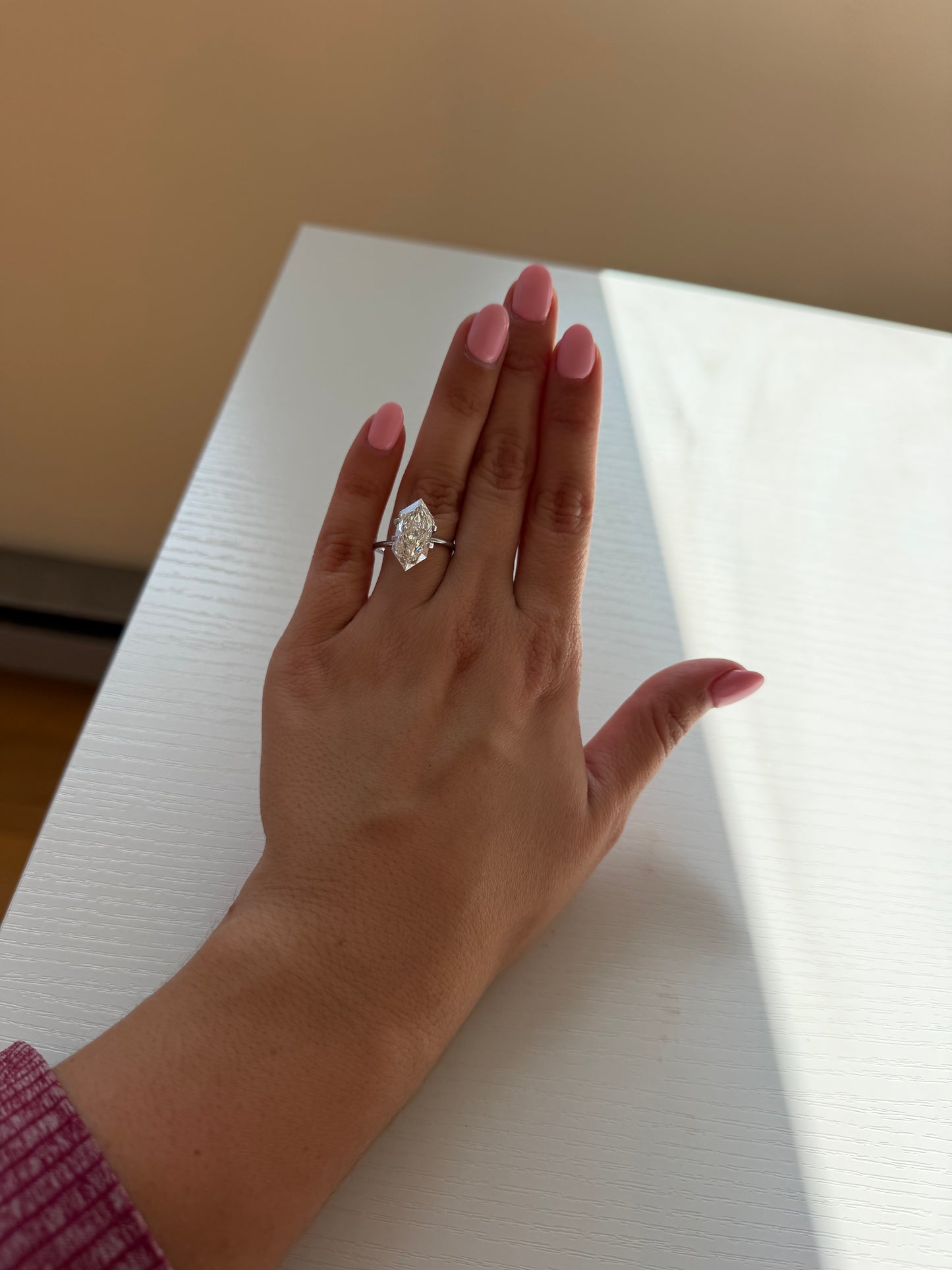 4.78 Carat F VVS2 Dutch Marquise Lab Grown Diamond