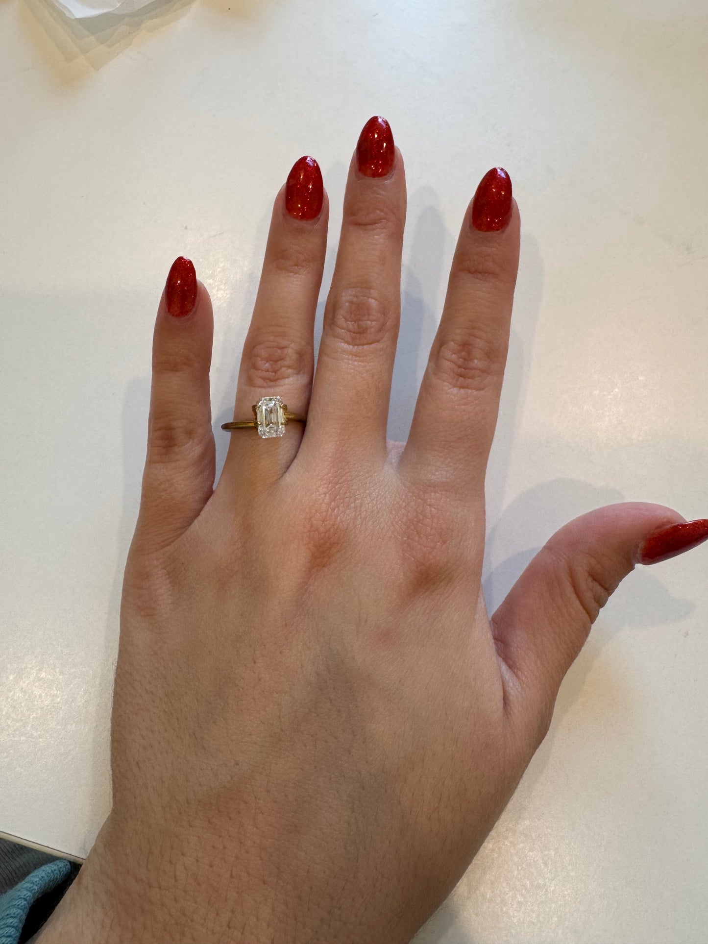 1.59 CT E VVS2 Emerald Cut Lab Grown Diamond