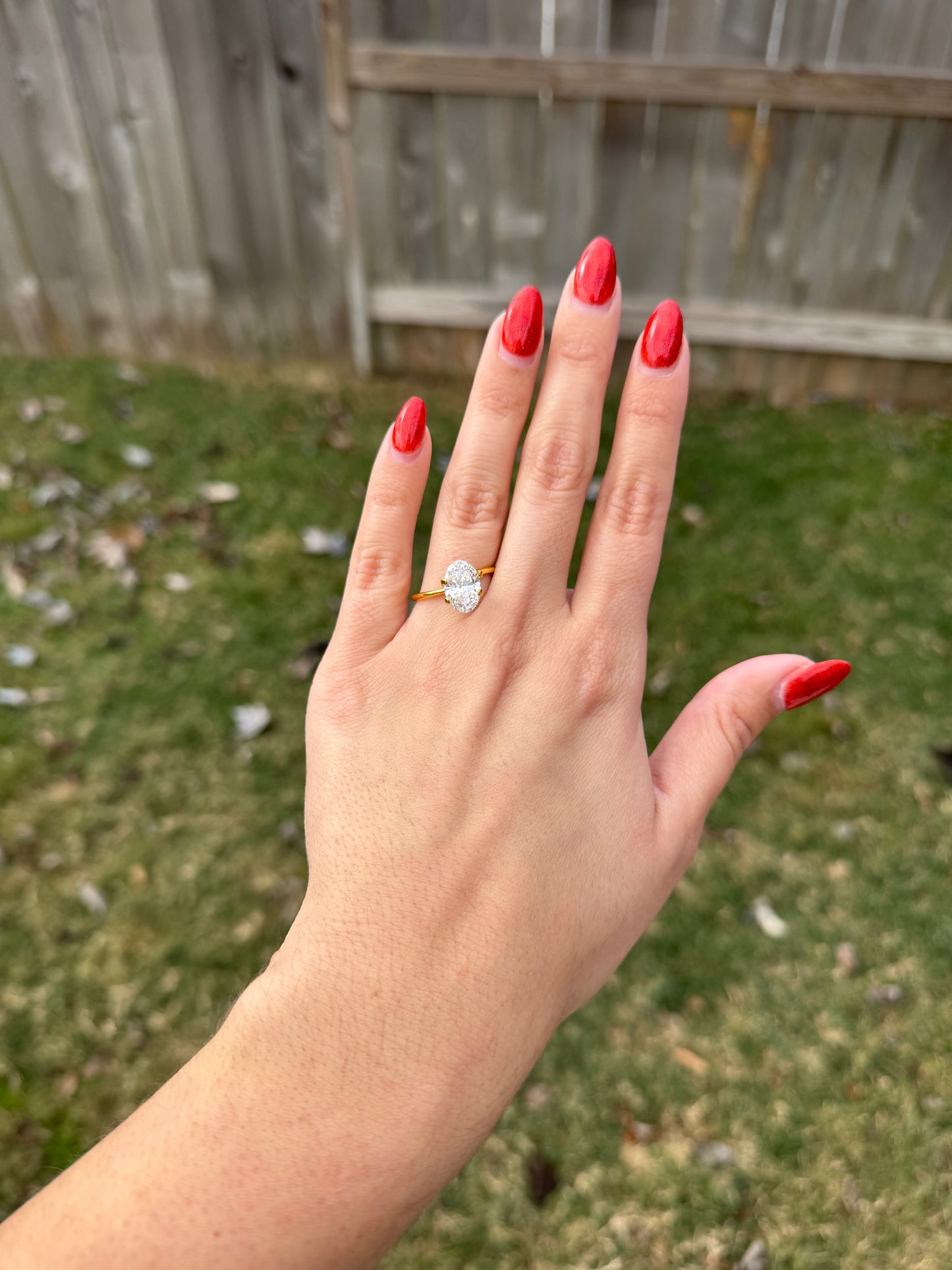 2.58 CT E VVS2 Oval Lab Grown Diamond