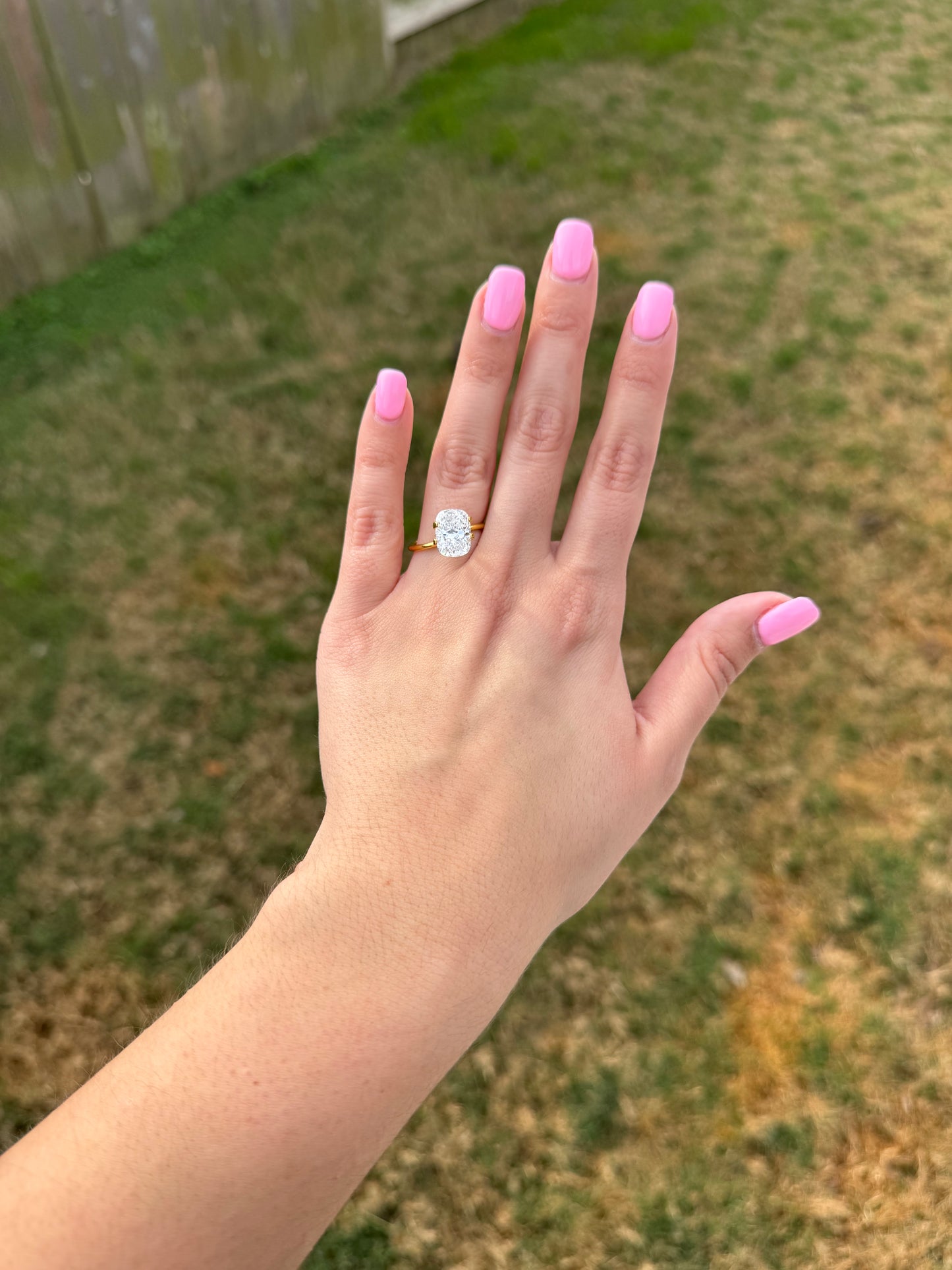 4.05 CT E VVS2 Elongated Cushion Lab Grown Diamond