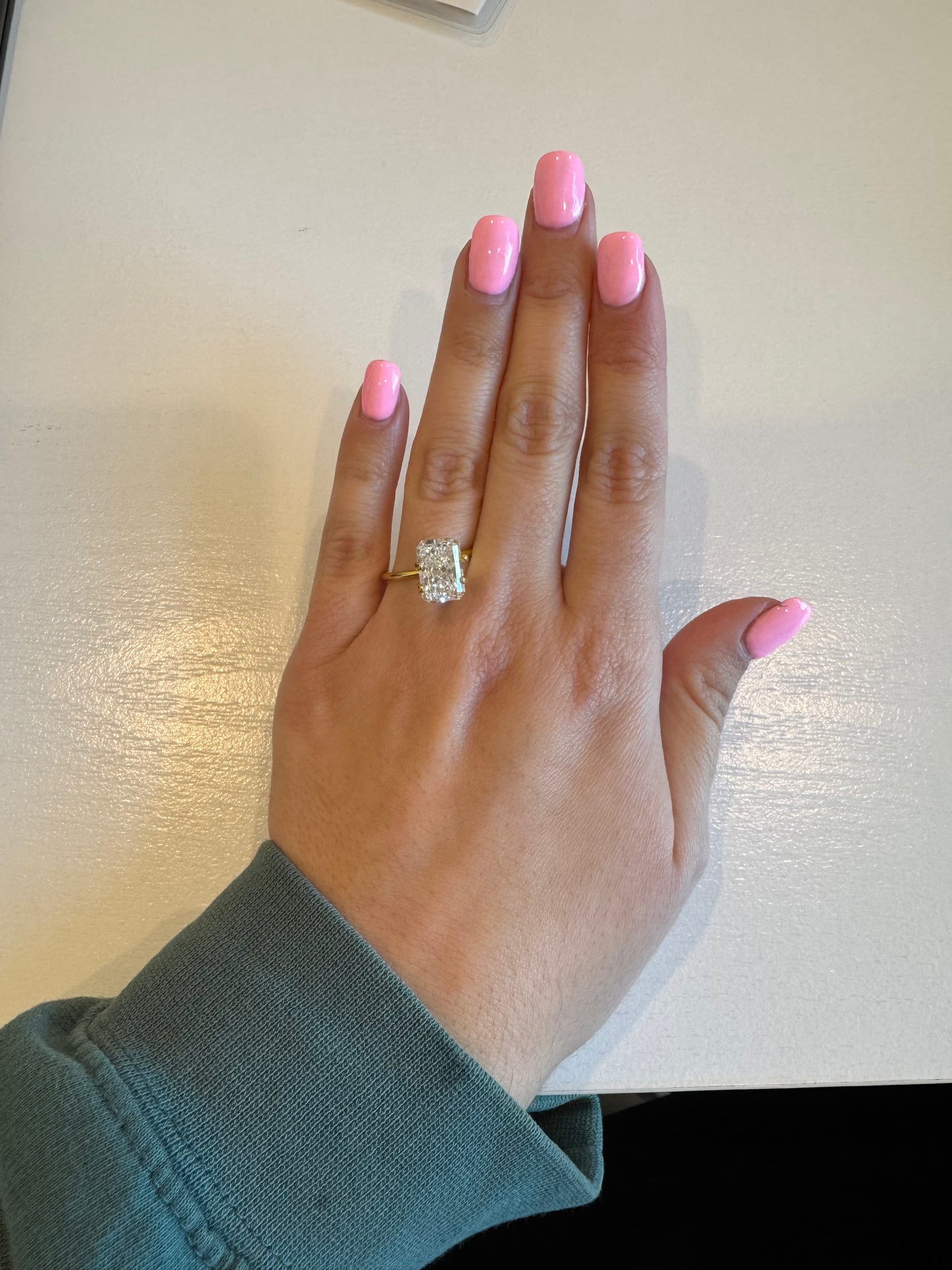 4.06 CT E VVS2 Radiant Lab Grown Diamond