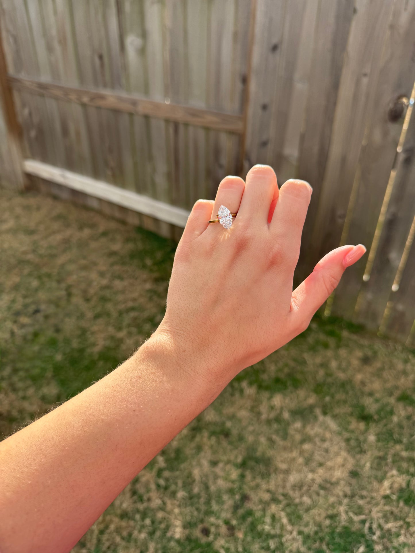 3.06 CT E VVS2 Marquise Lab Grown Diamond