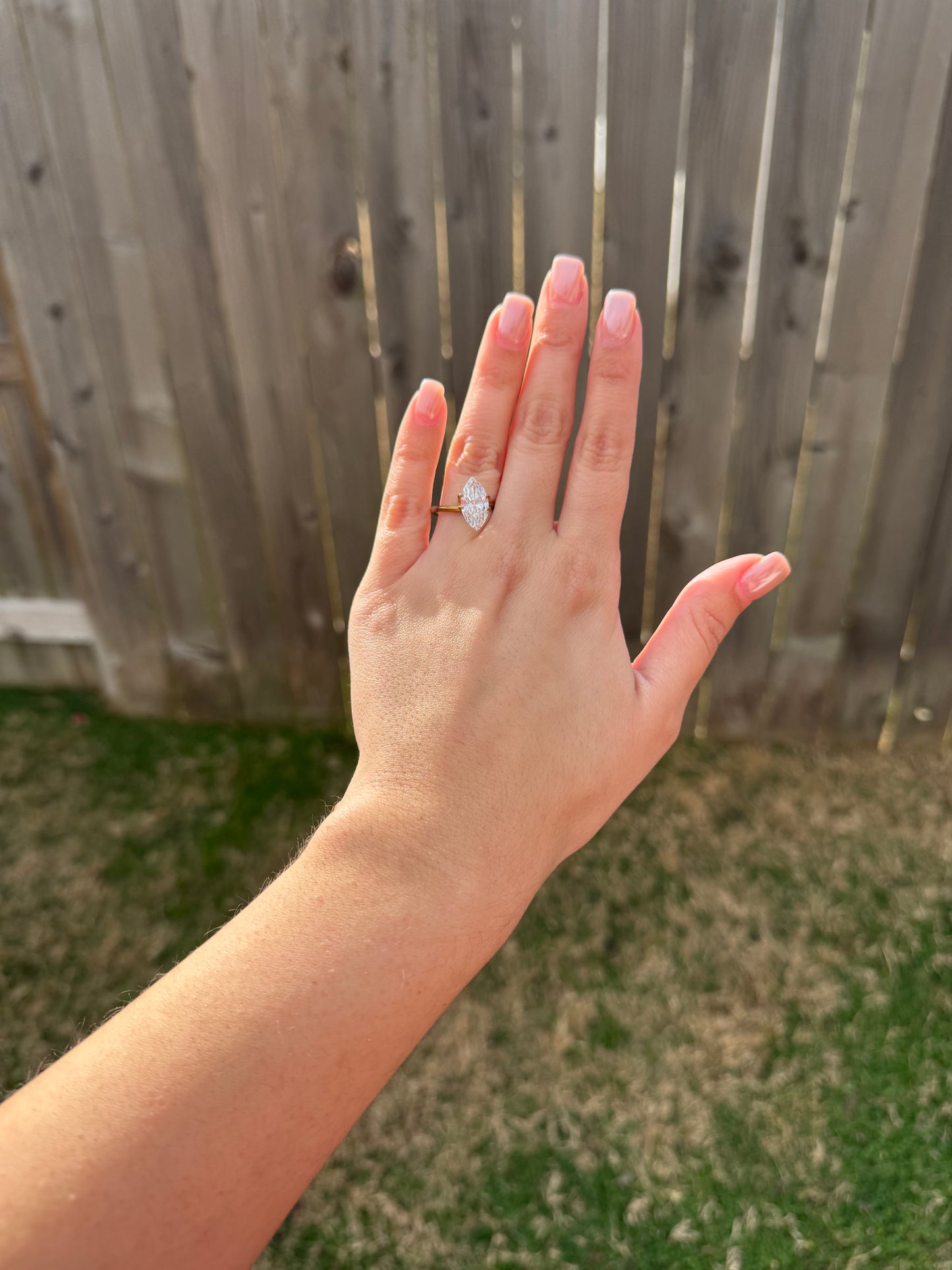 3.06 CT E VVS2 Marquise Lab Grown Diamond