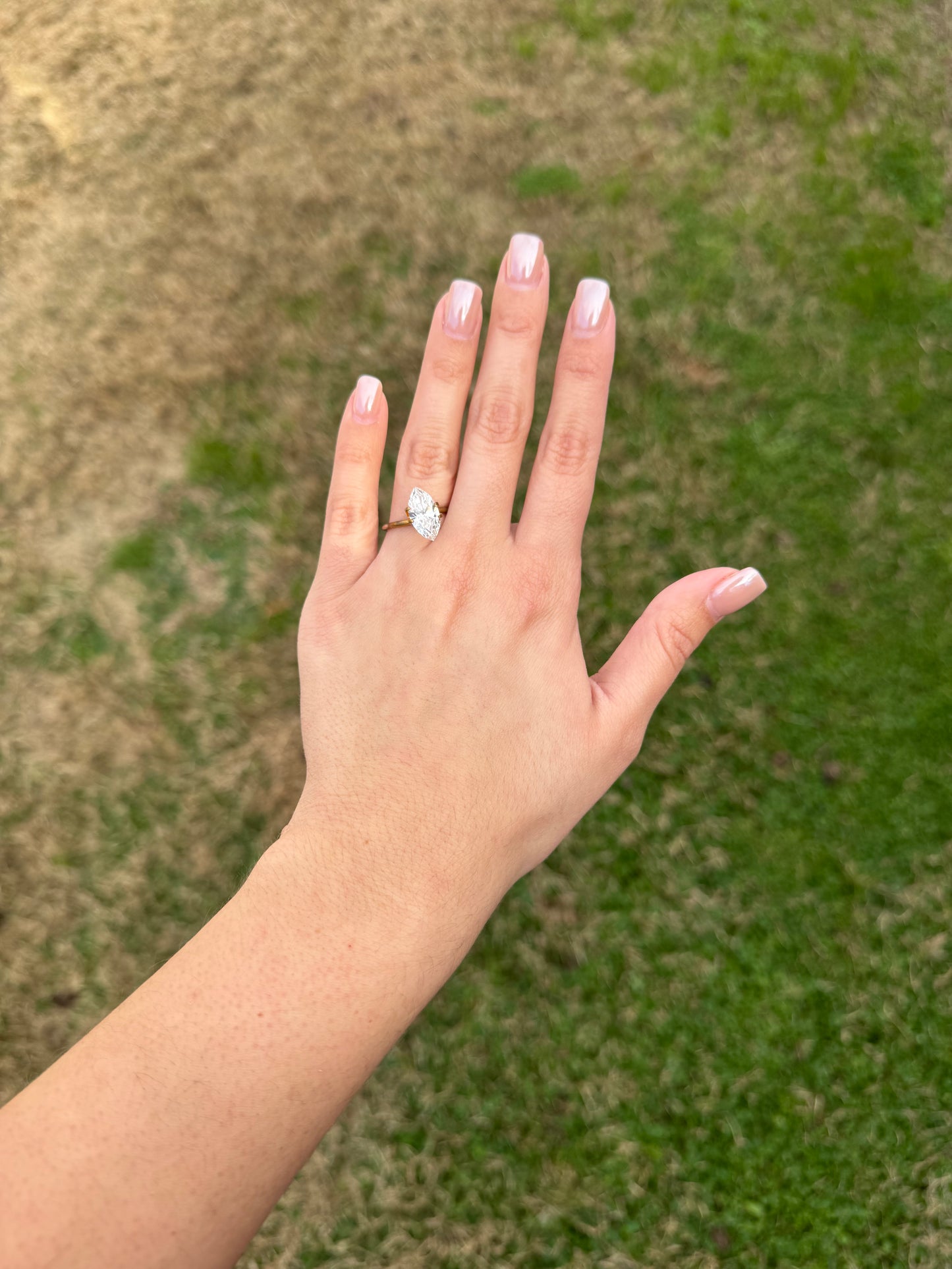 3.06 CT E VVS2 Marquise Lab Grown Diamond