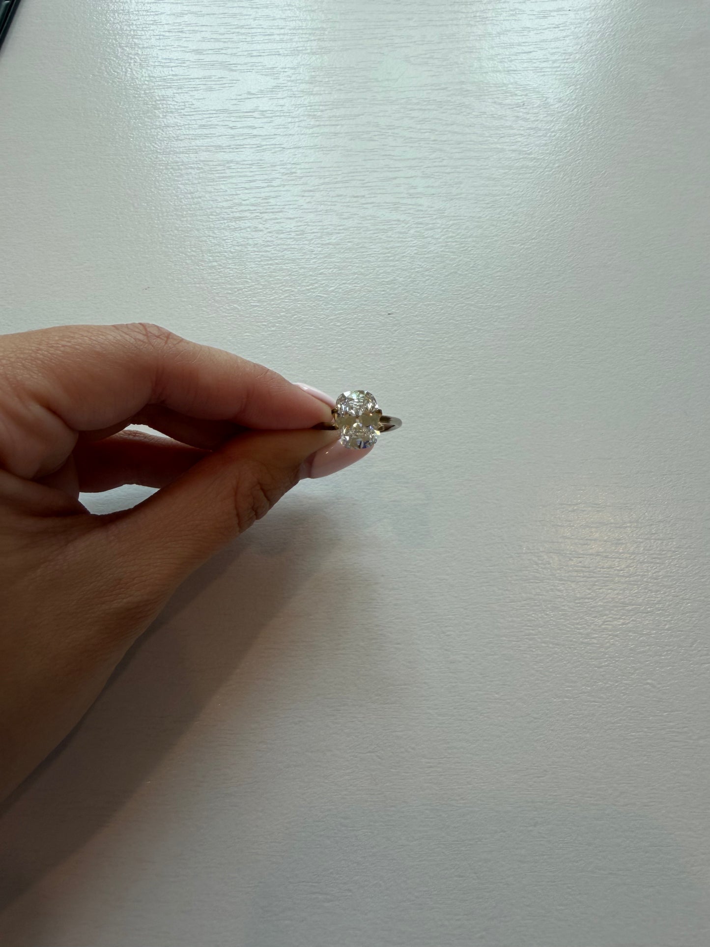 4.07 CT E VVS2 Old Mine Elongated Cushion Lab Grown Diamond