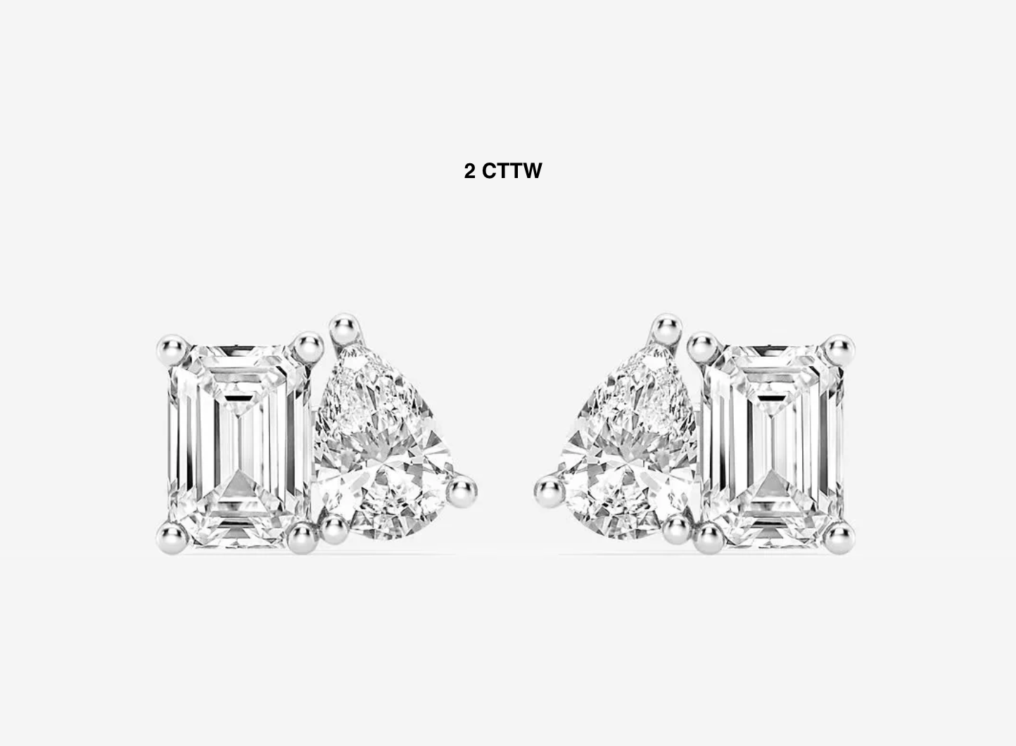 Toi Et Moi Lab Diamond Studs