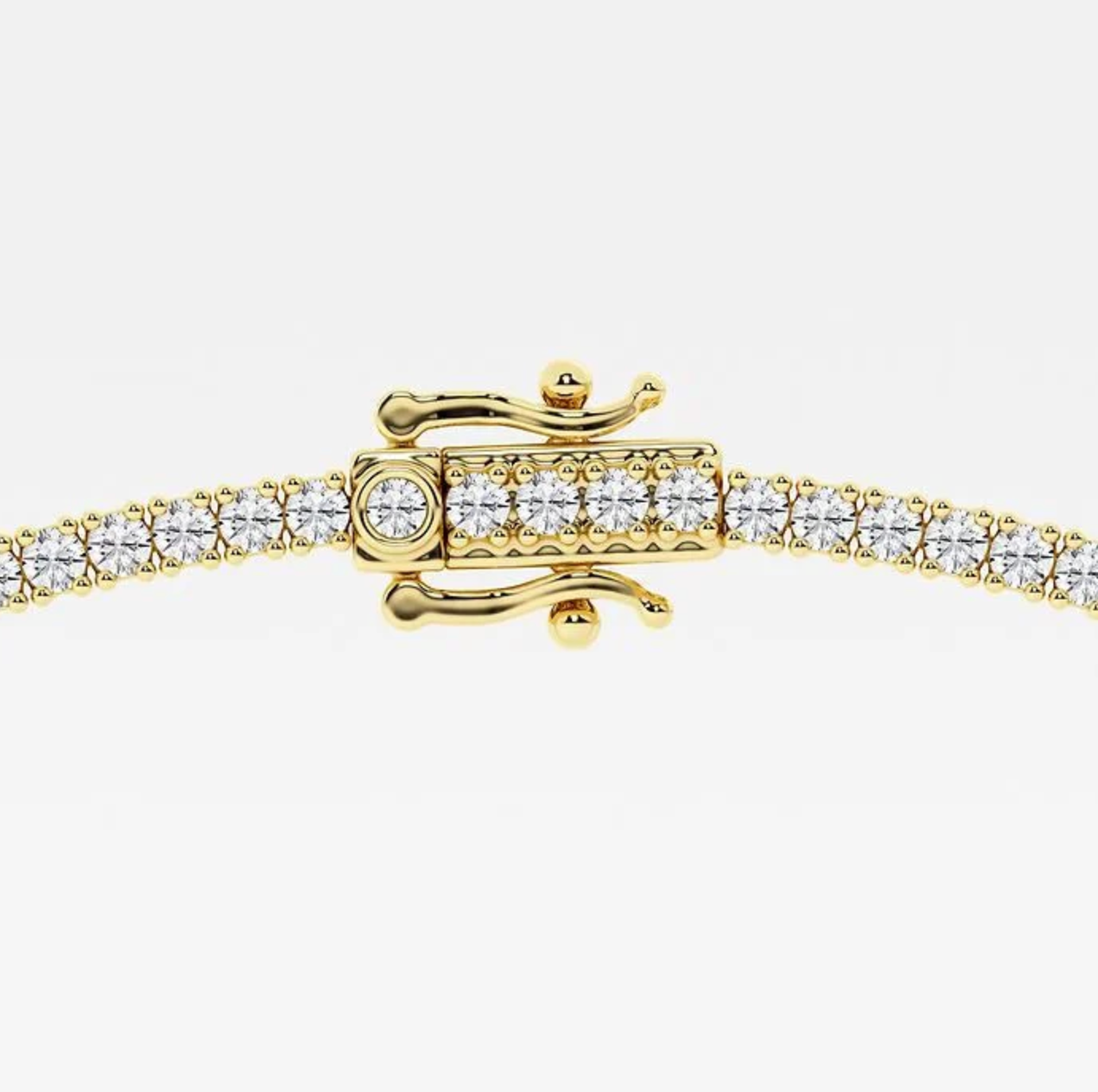 12.50 Ct Round Lab Grown Diamond Four Prong Tennis Necklace