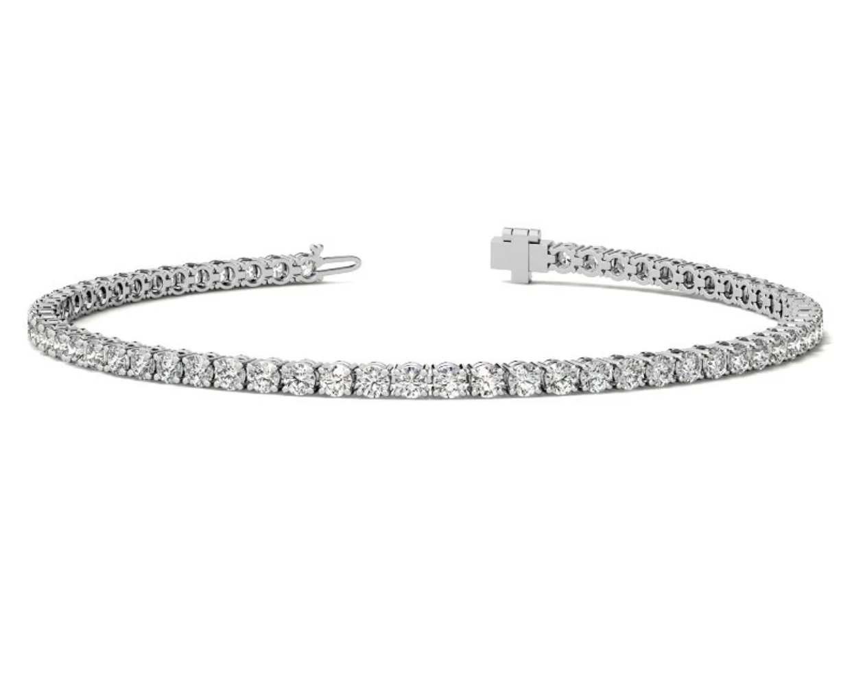 4.90 Ct 4 Prong Classic Tennis Bracelet