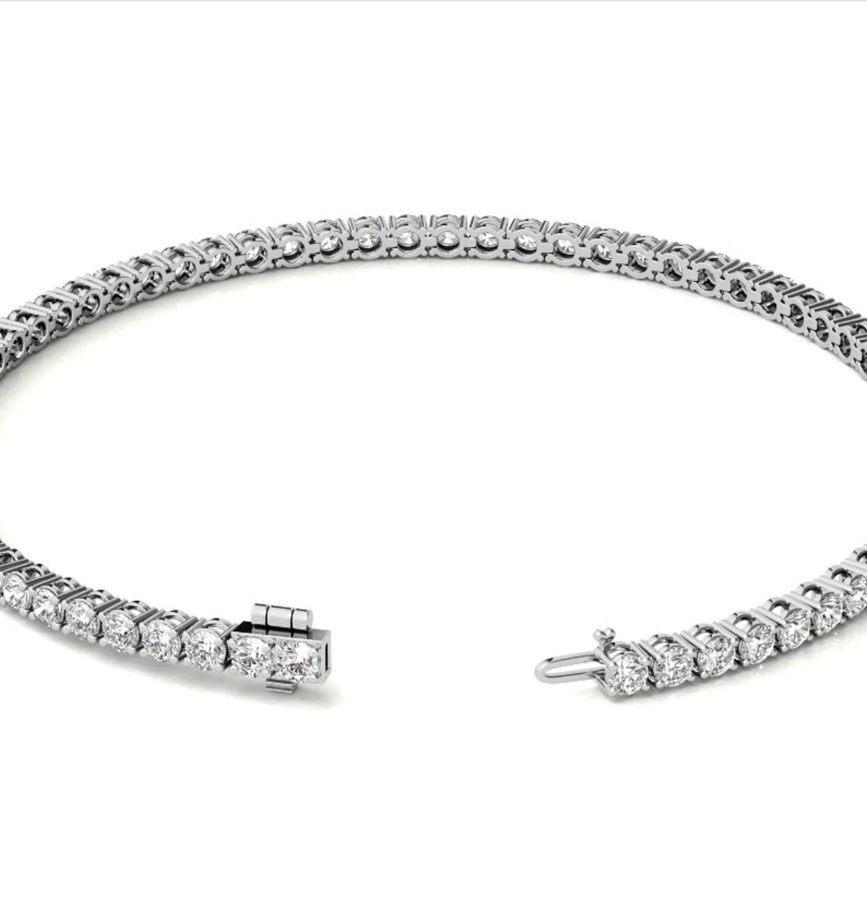 4.90 Ct 4 Prong Classic Tennis Bracelet