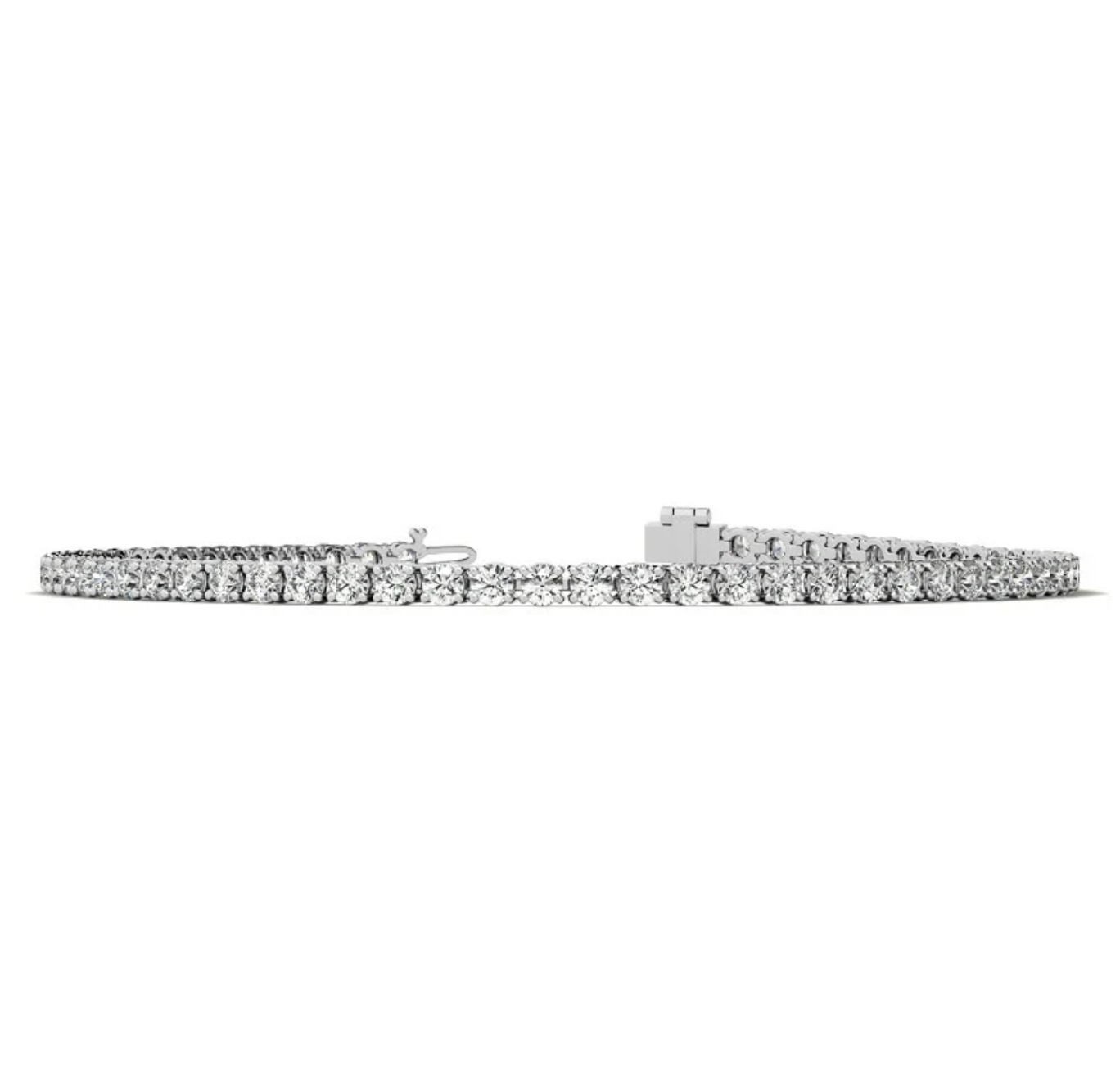 5.55 Ct 4 Prong Classic Tennis Bracelet