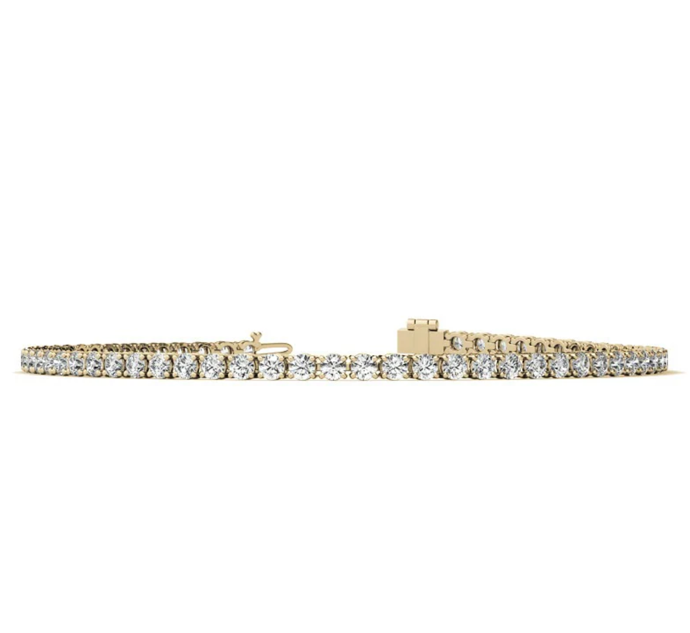 5.55 Ct 4 Prong Classic Tennis Bracelet