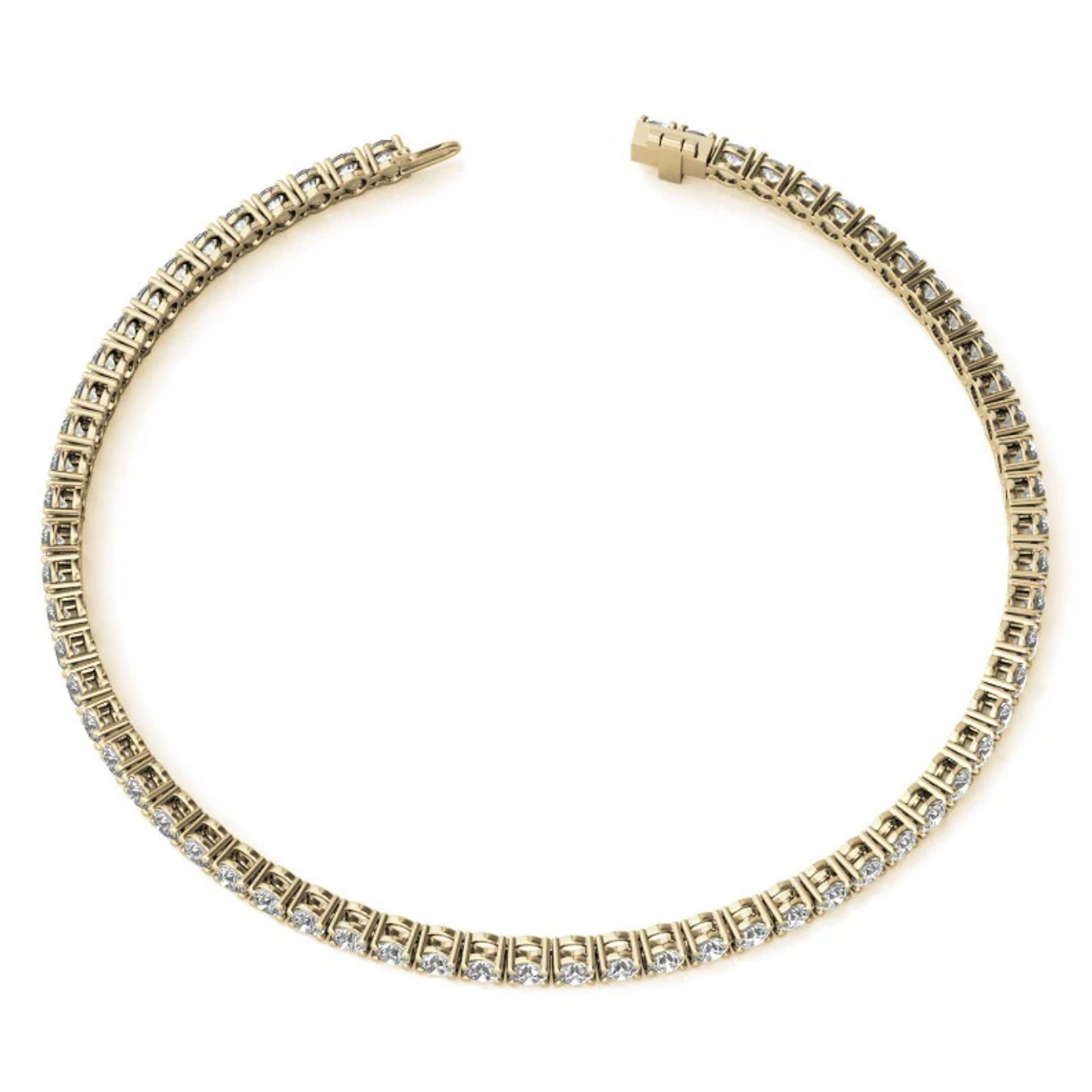 5.55 Ct 4 Prong Classic Tennis Bracelet