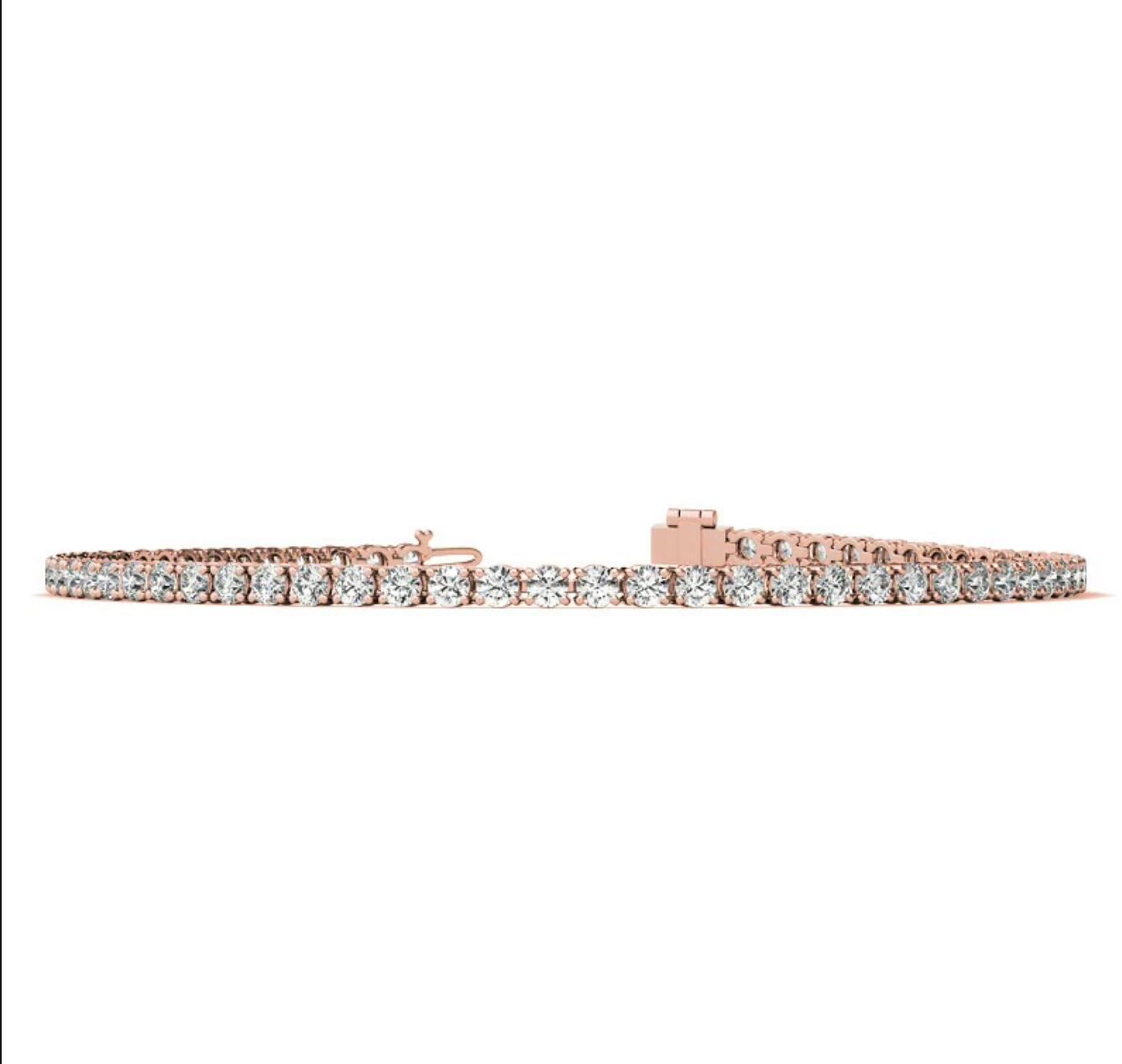 5.55 Ct 4 Prong Classic Tennis Bracelet