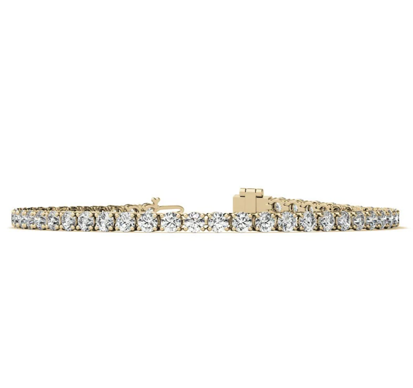 6.70 Ct 4 Prong Classic Tennis Bracelet