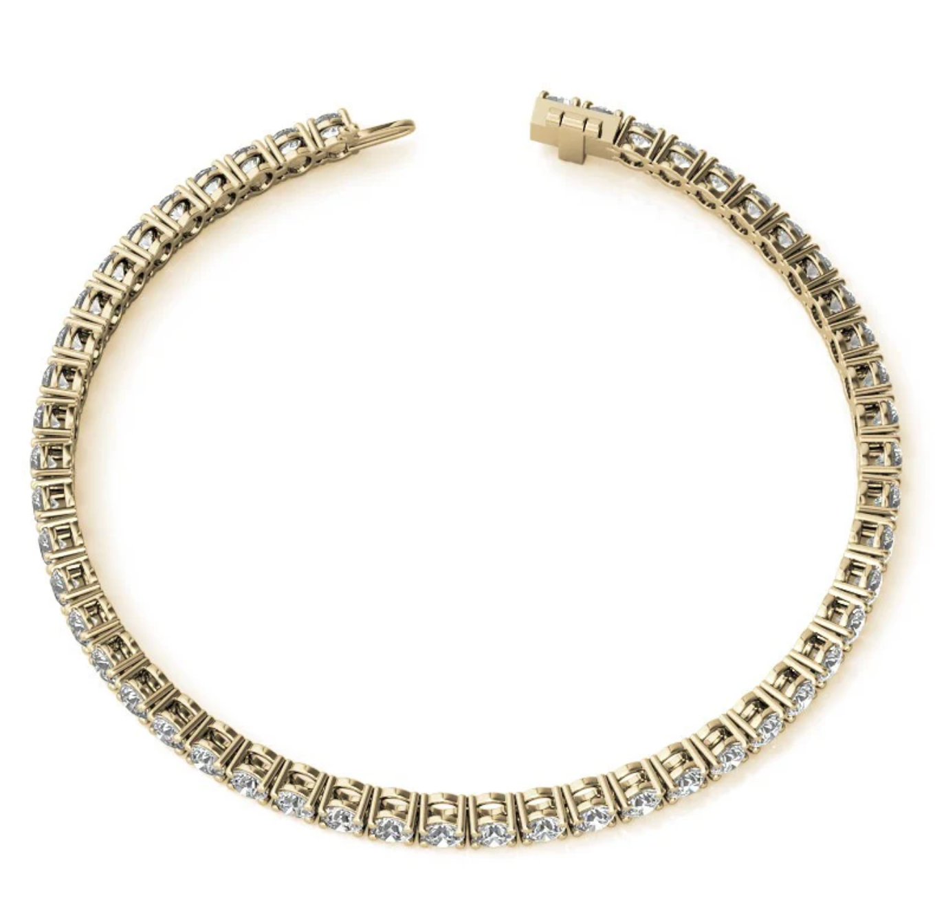 6.70 Ct 4 Prong Classic Tennis Bracelet