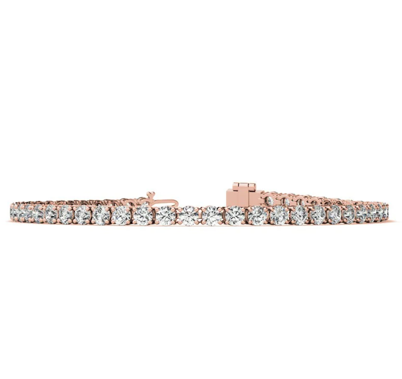 6.70 Ct 4 Prong Classic Tennis Bracelet