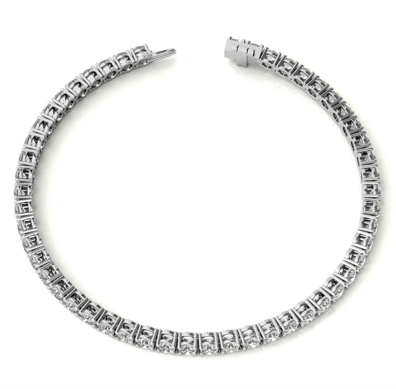 7.50 Ct 4 Prong Classic Tennis Bracelet