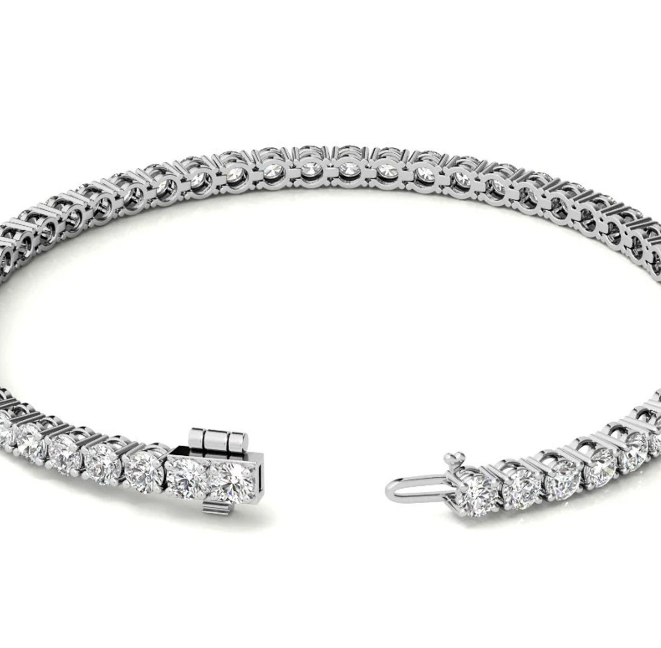 7.50 Ct 4 Prong Classic Tennis Bracelet