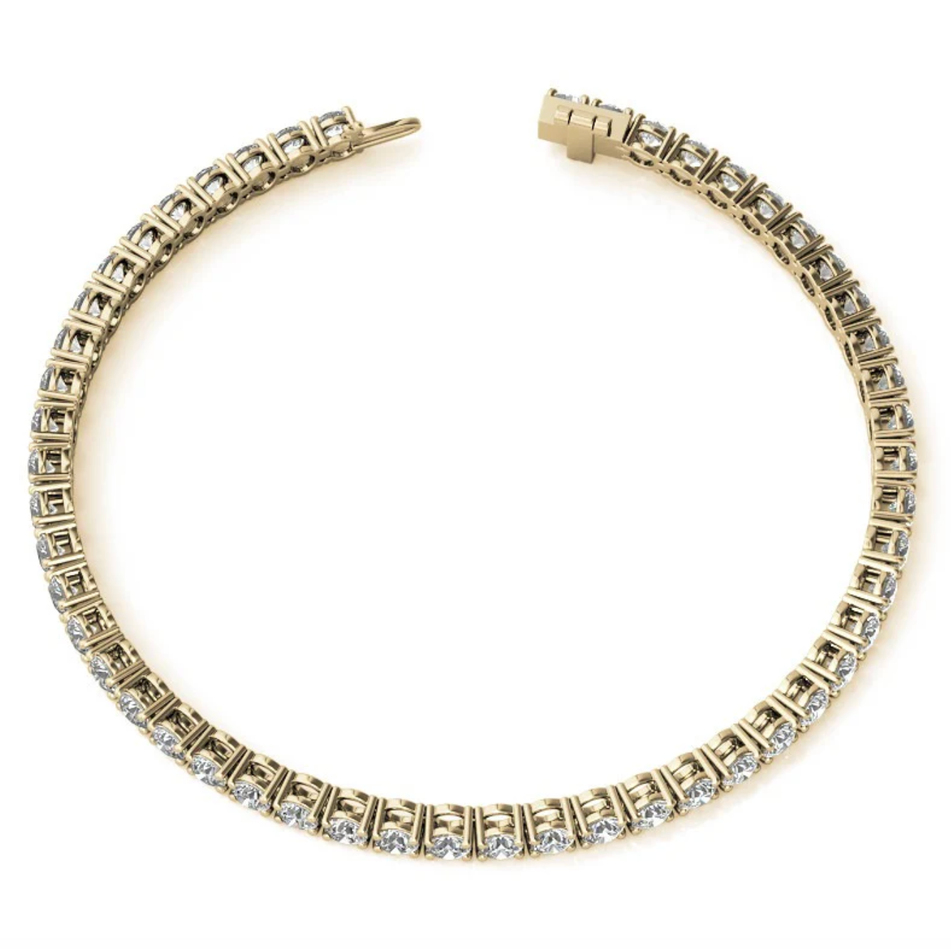 7.50 Ct 4 Prong Classic Tennis Bracelet