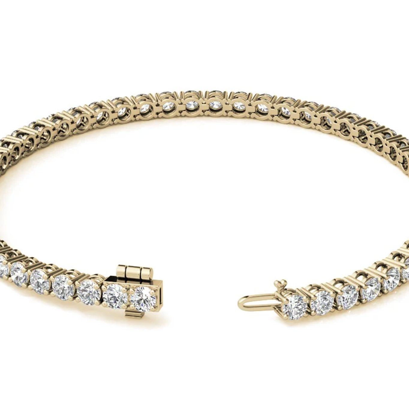 7.50 Ct 4 Prong Classic Tennis Bracelet