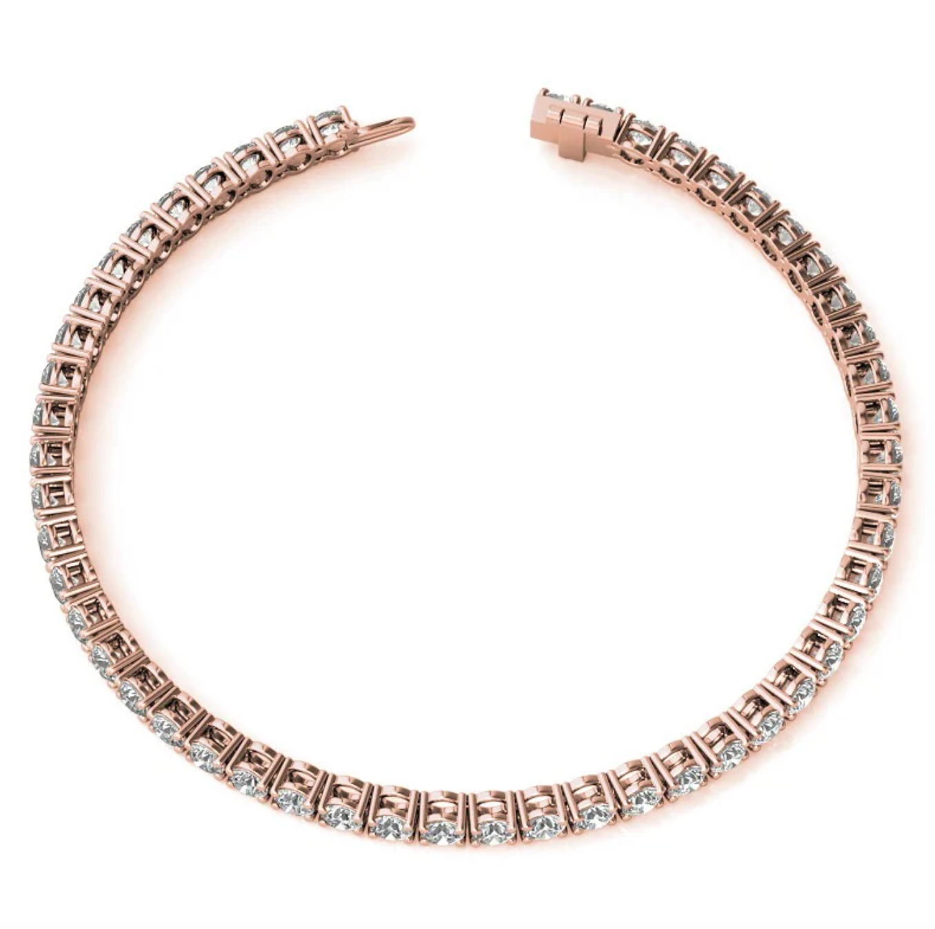 7.50 Ct 4 Prong Classic Tennis Bracelet