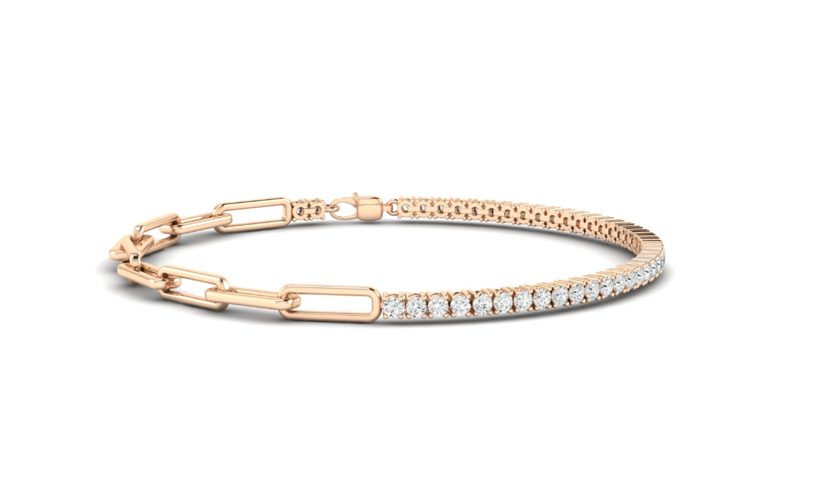 Paperclip Tennis Bracelet