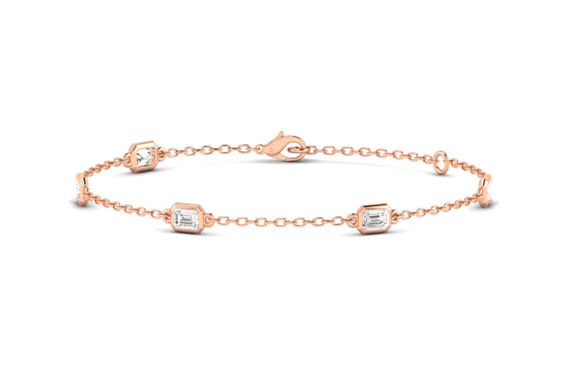The Jane - Emerald Bezel Bracelet
