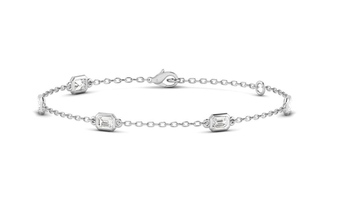 The Jane - Emerald Bezel Bracelet