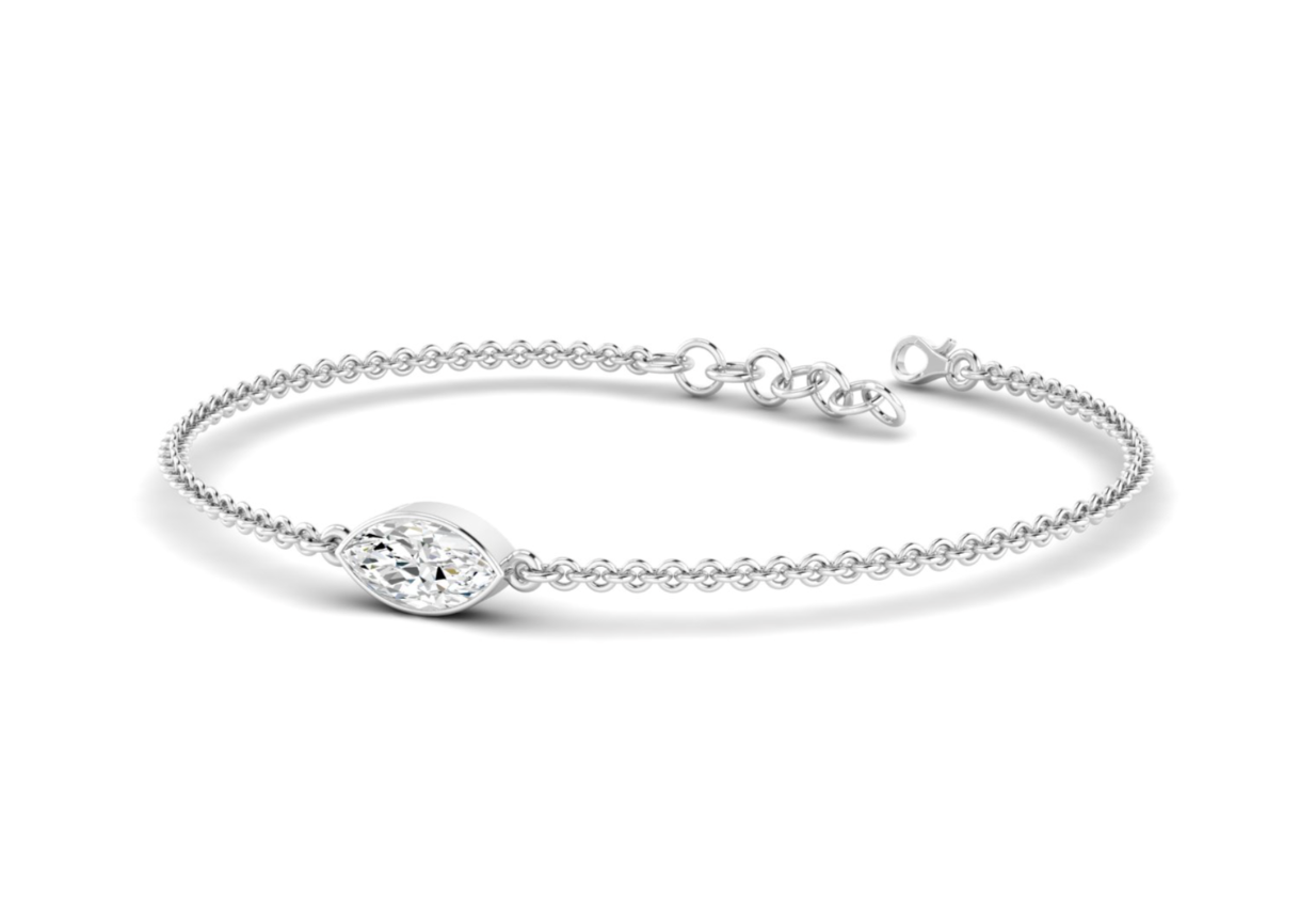 Bezel Marquise Bracelet