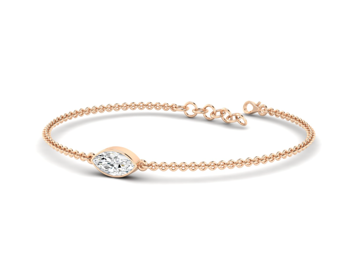 Bezel Marquise Bracelet