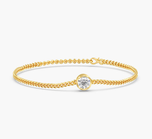 Bezel Round Bracelet