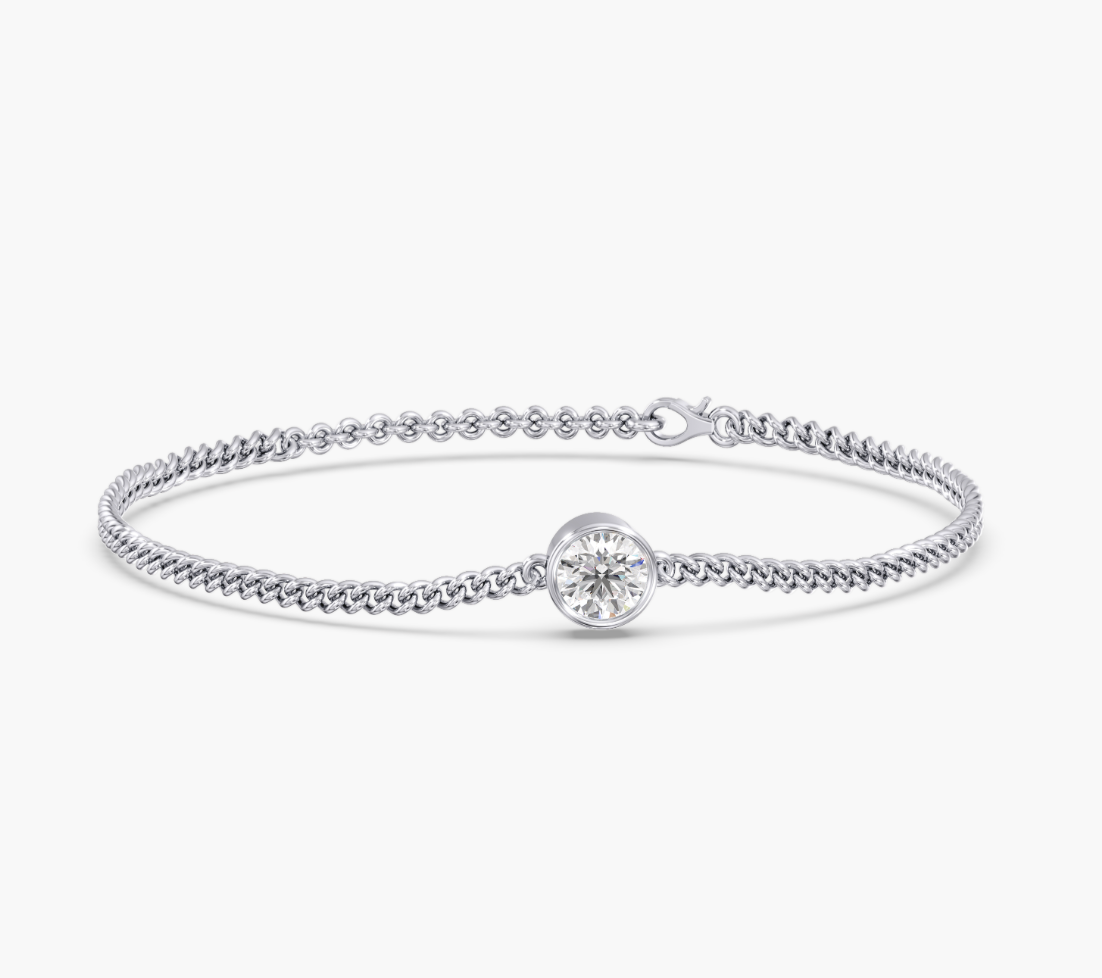 Bezel Round Bracelet
