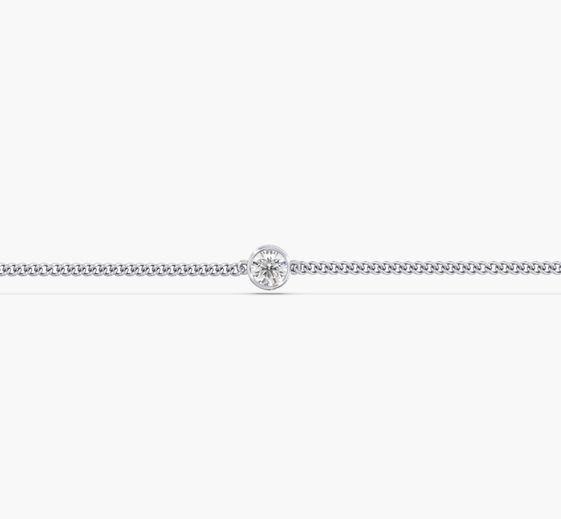 Bezel Round Bracelet