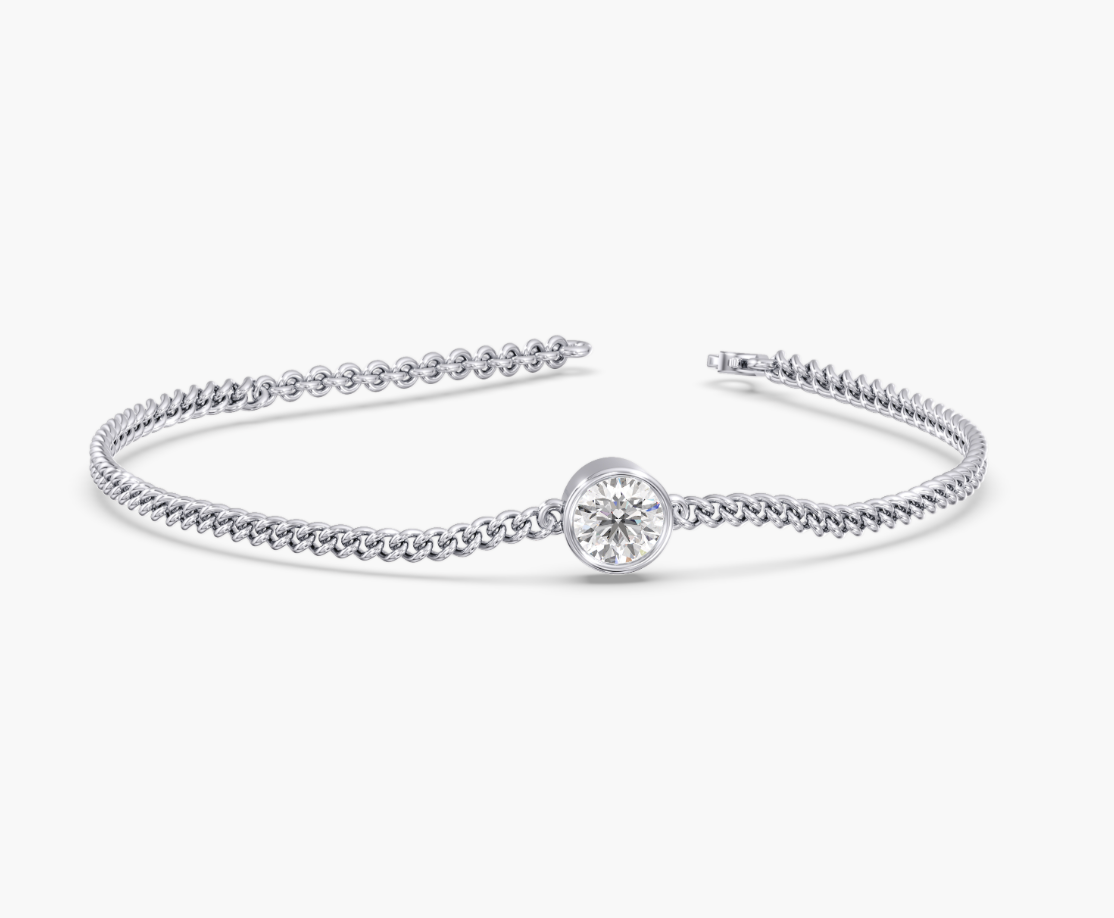 Bezel Round Bracelet