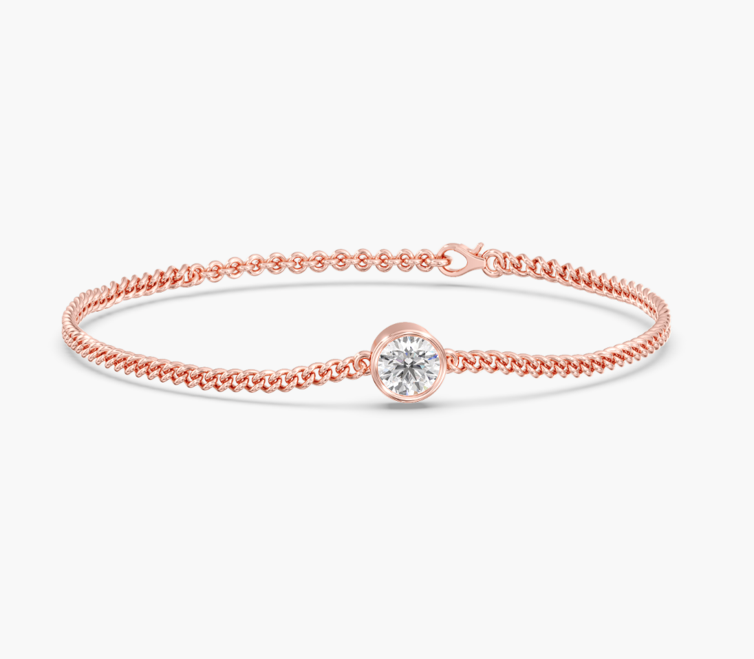Bezel Round Bracelet