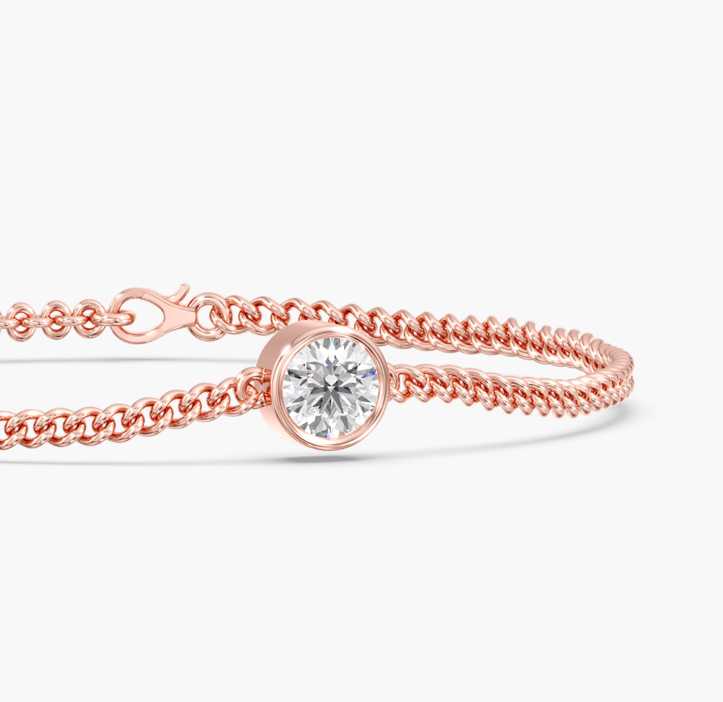 Bezel Round Bracelet